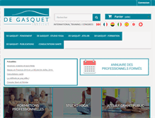 Tablet Screenshot of degasquet.com